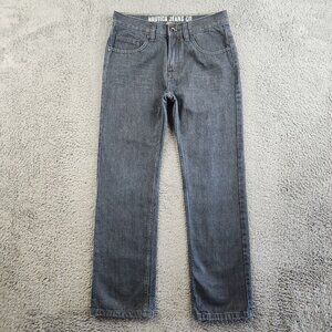 Boy's Slim Fit Nautica Jeans Size 12 Dark Wash Straight Leg Cotton Blend 26x27